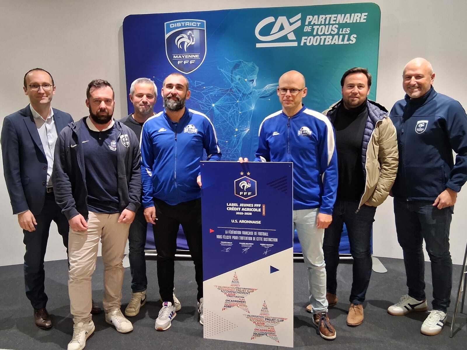 REMISE DU LABEL ECOLE DE FOOT US ARON