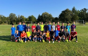 Nos U11 et U13 en stage au gué de selle !