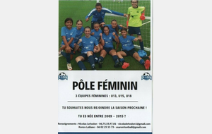 Recrutement au pôle féminin