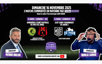 L'EQUIPE B télévisé sur BEIN SQUAD le 16 NOVEMBRE 2025