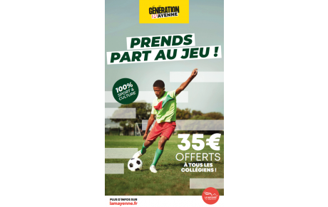 DISPOSITIF GENERATION MAYENNE 2026 2027