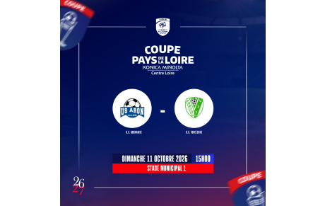 COUPE DES PAYS DE LOIRE 11 OCTOBRE 2026
