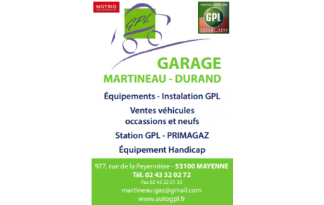 GARAGE MARTINEAU DURAND